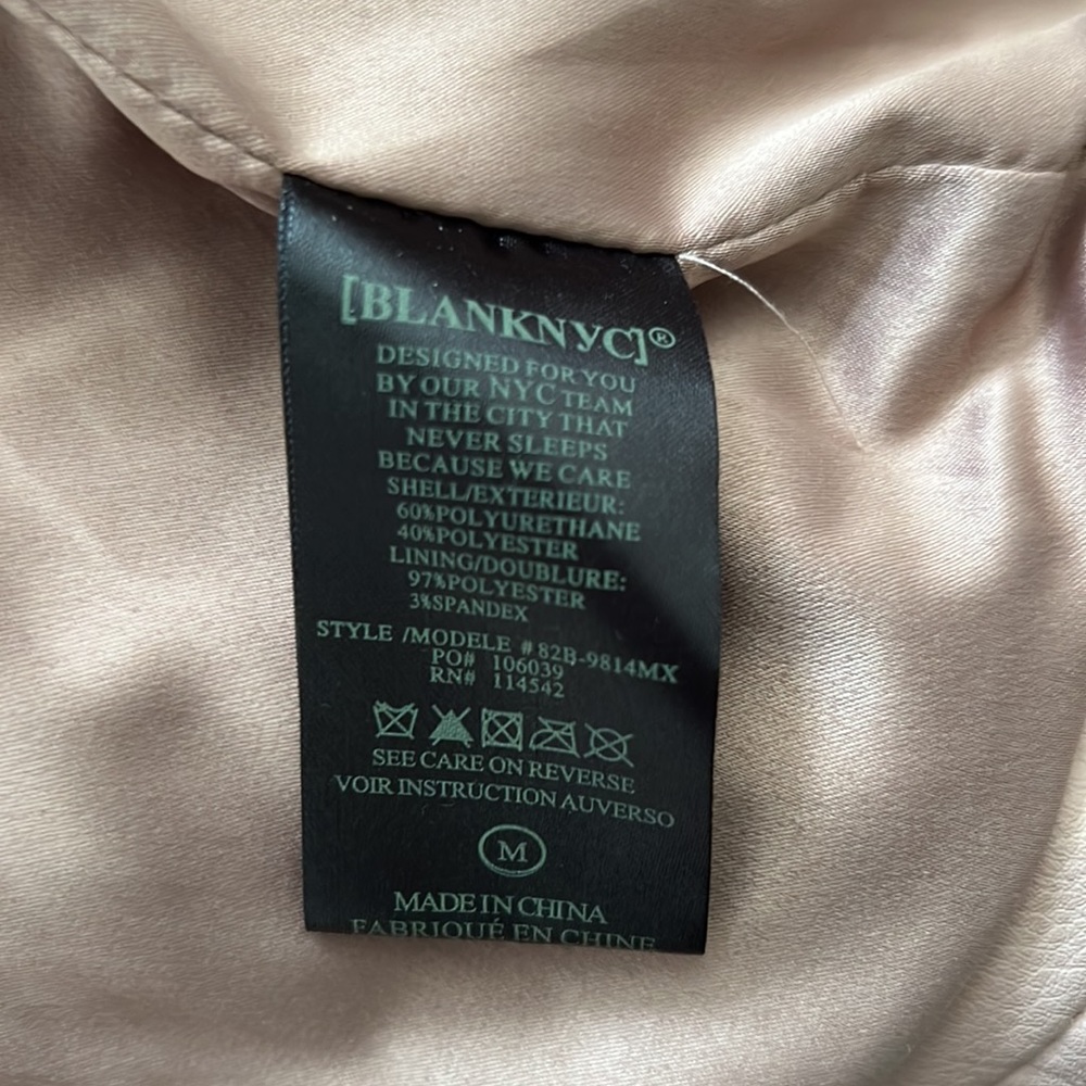 BLANK NYC, Light Pink Moto Jacket - Picture 8 of 8